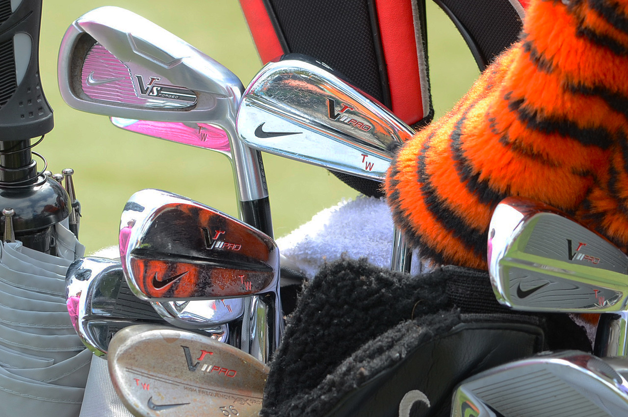 Tiger Woods irons in 2012