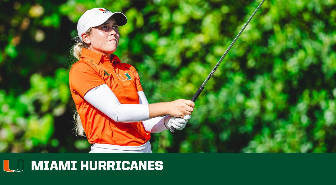 Byrne Named Irish Women’s Amateur of the Year – University of Miami Athletics