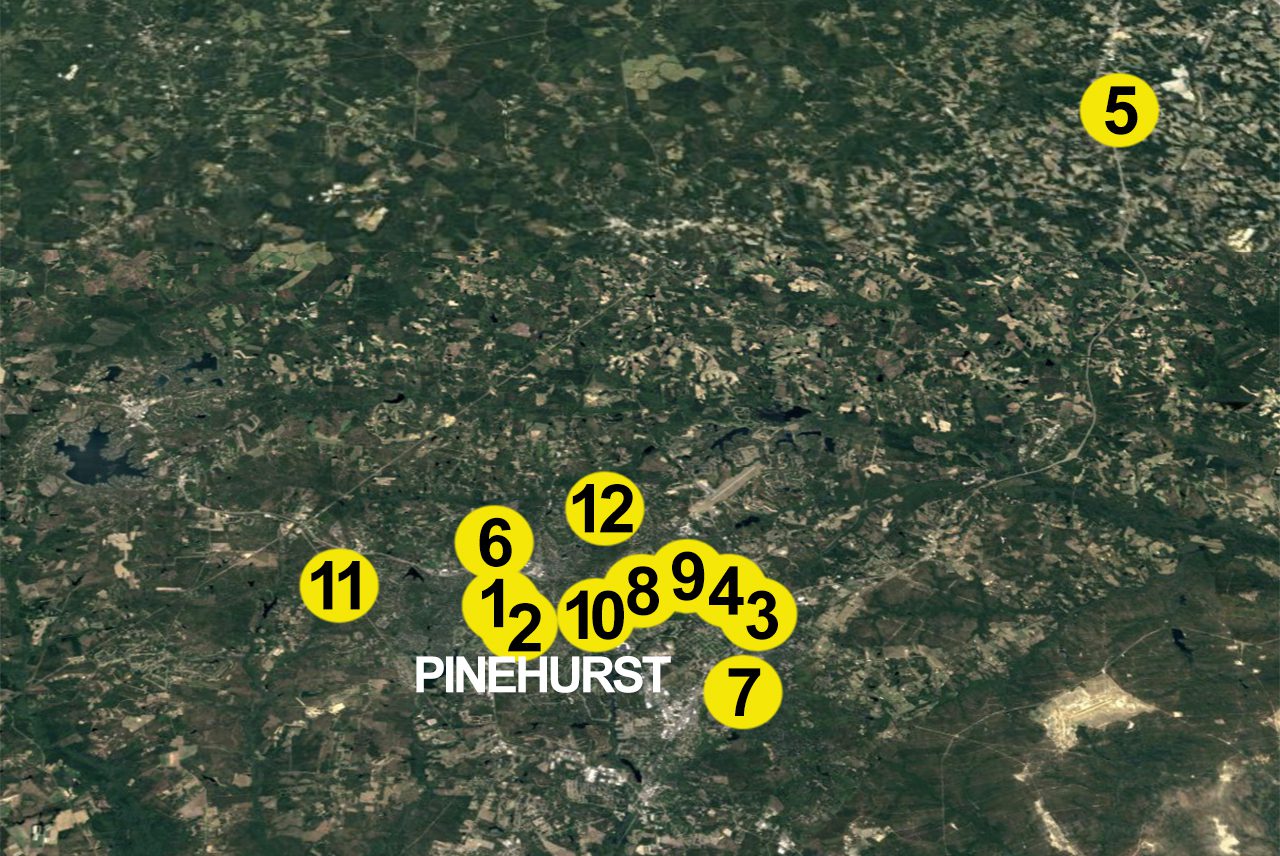 Pinehurst map