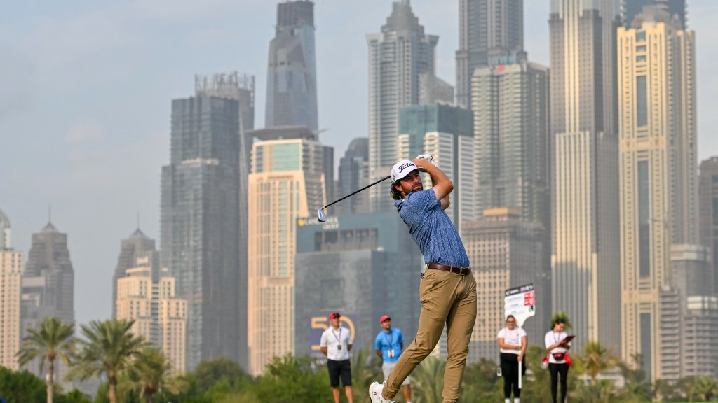 Cameron Young leads by three at DP World Tour’s Dubai Desert Classic