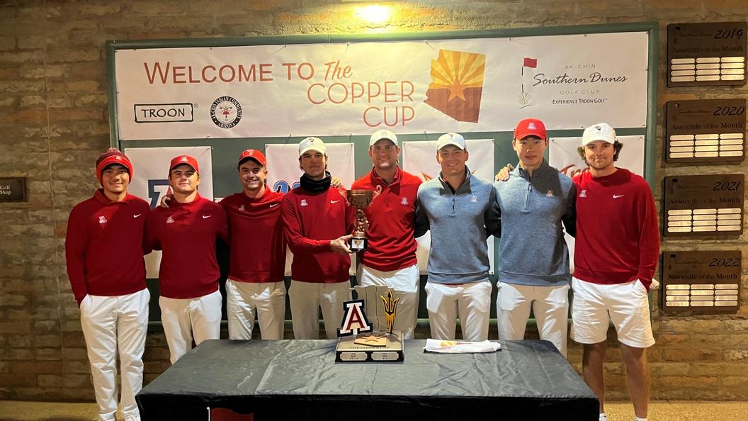 Men's Golf Wins Copper Cup Title After Match Play Victory Over UCLA