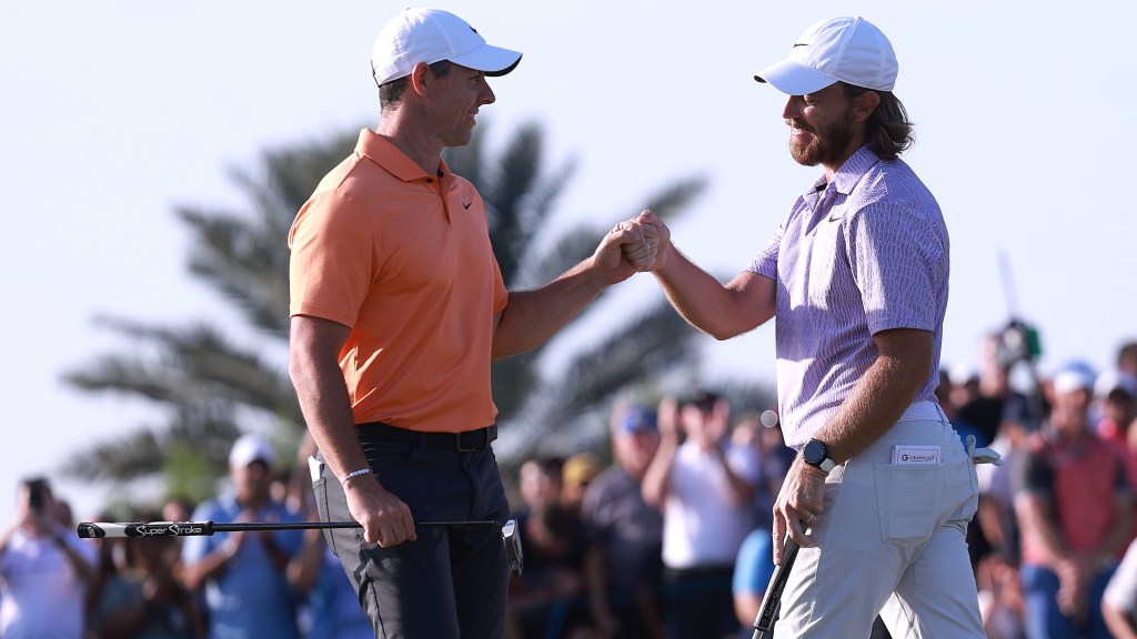 Tommy Fleetwood tops Rory McIlroy in Dubai to open 2024 DP World Tour