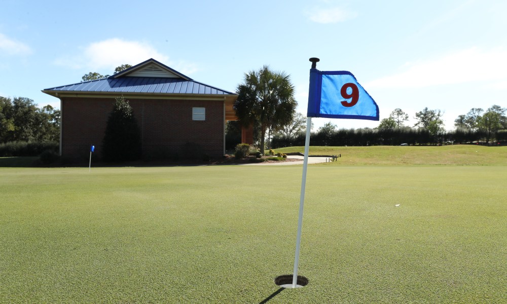 Florida college golf practice facility