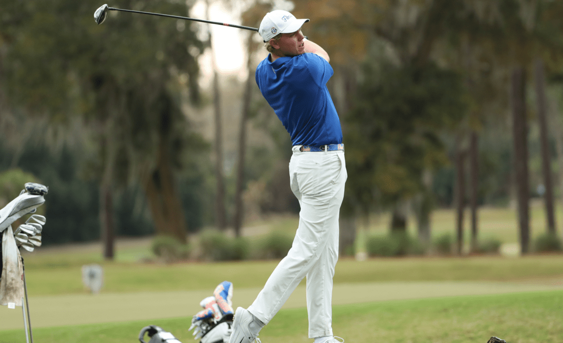 Gilligan Ties Program Record, Gators Lead into Final Round