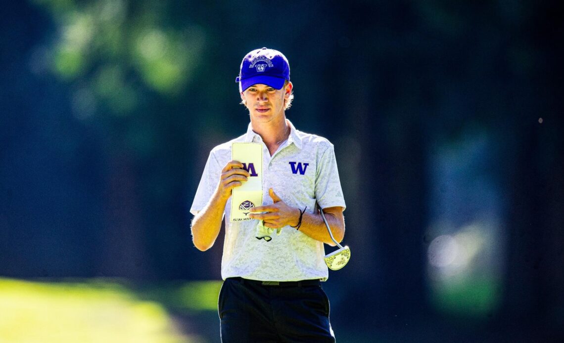 Hruby Matches Season-Best Round To Lead No. 5 Dawgs After Prestige Opening Round