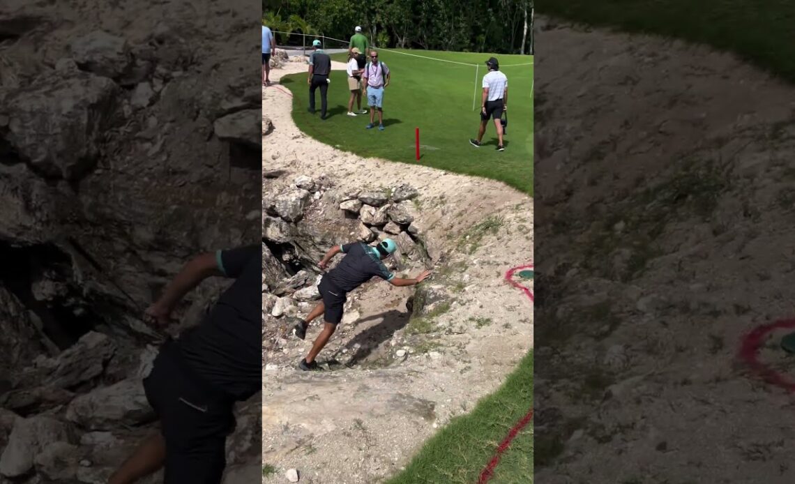 Joaco the caveman 👀 @TorqueGC  #golf #shorts #livgolf #mexico