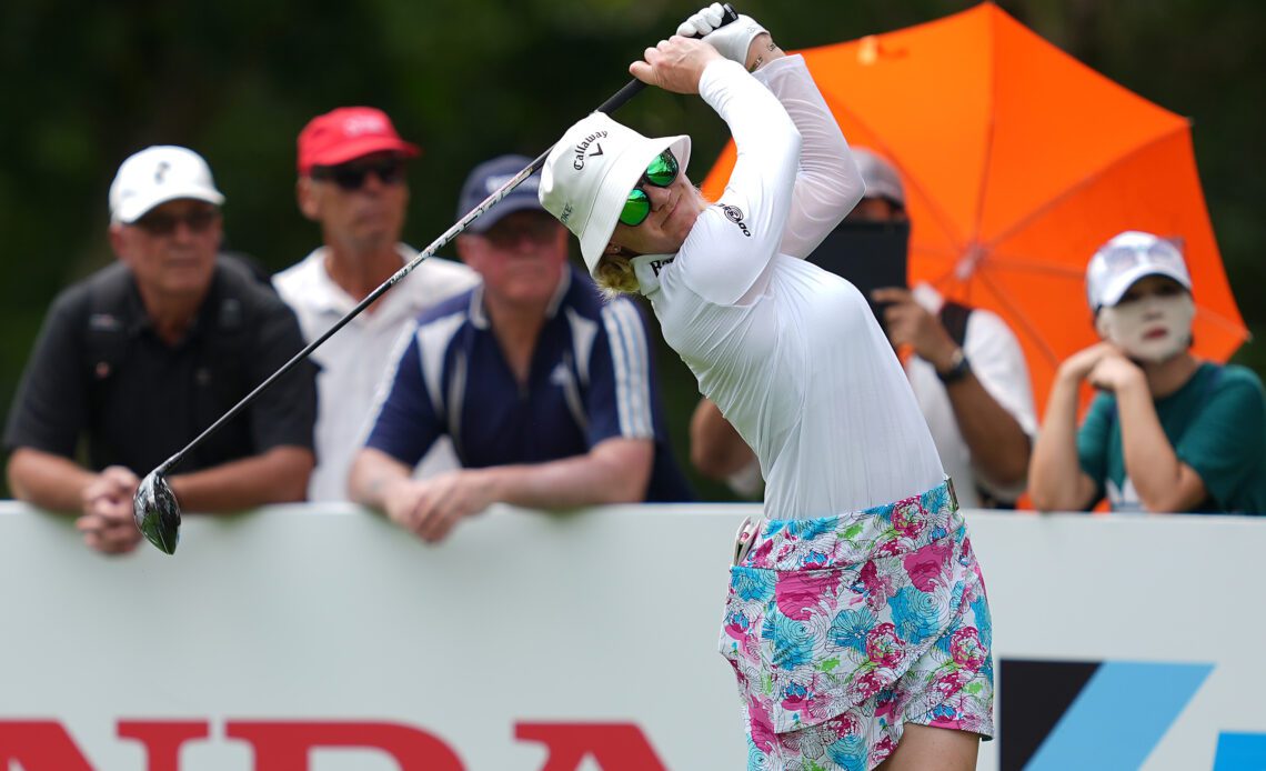 Patty Tavatanakit digging deep at Honda LPGA Thailand