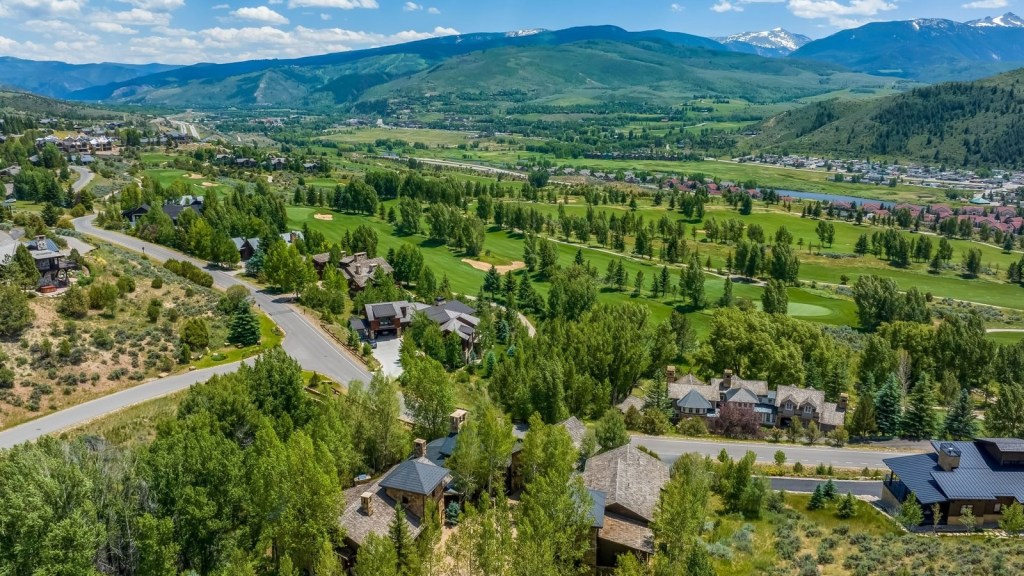 This $13M home for sale sits on Tom Fazio golf course near Vail