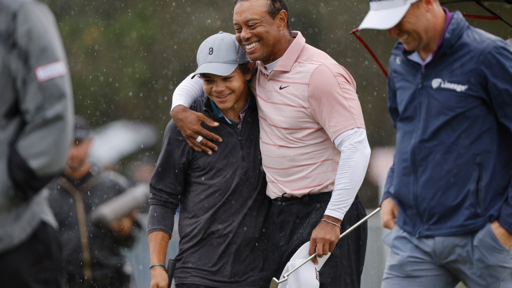 Tiger Woods protecting Charlie shows he’s a parent like any of us