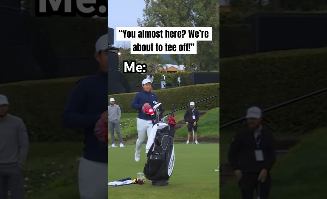 Tom Kim is just like us 🏃‍♂️💨