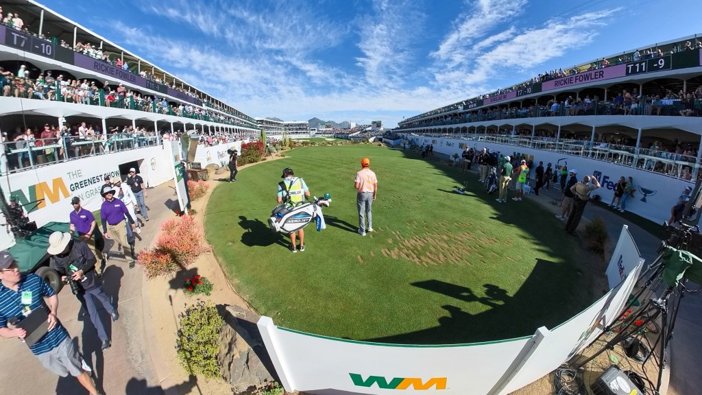 Watch every shot on the 16th hole this week at WM Phoenix Open