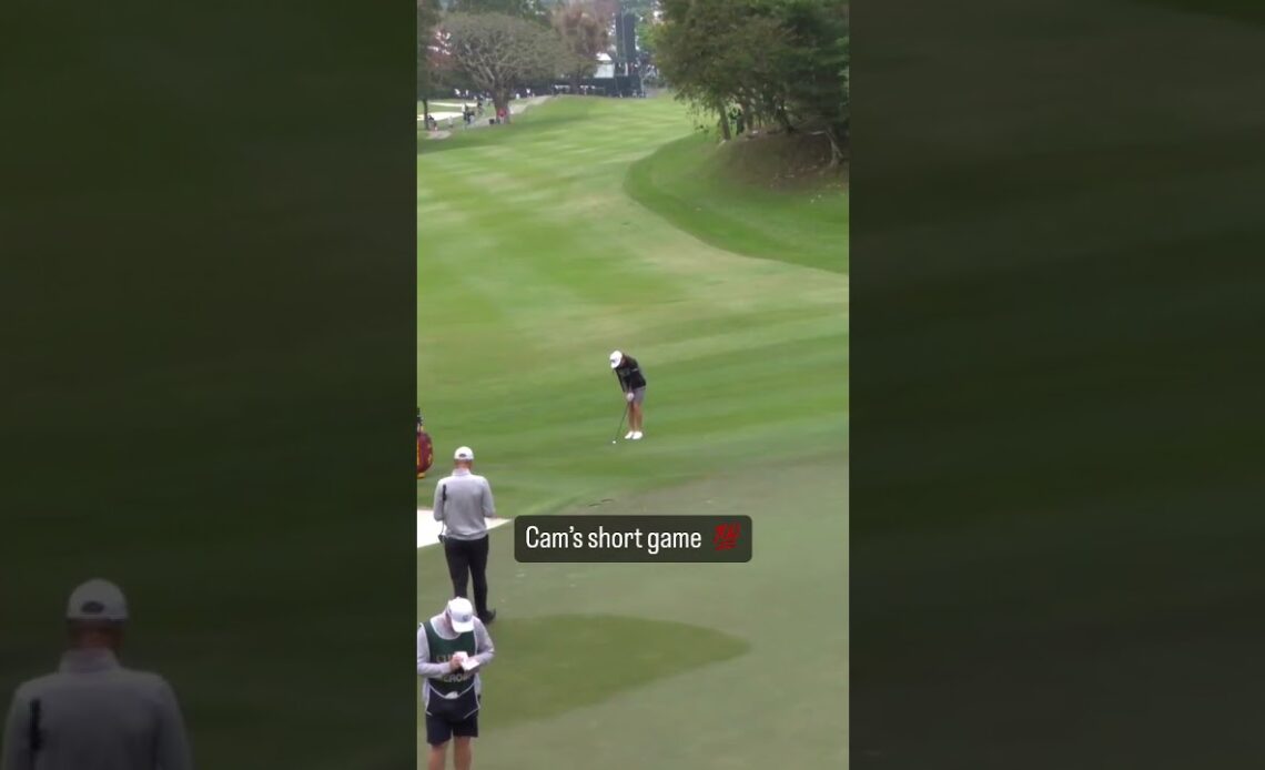 Does Cam Smith have the best short game in the world? 💯 #livgolf #shorts