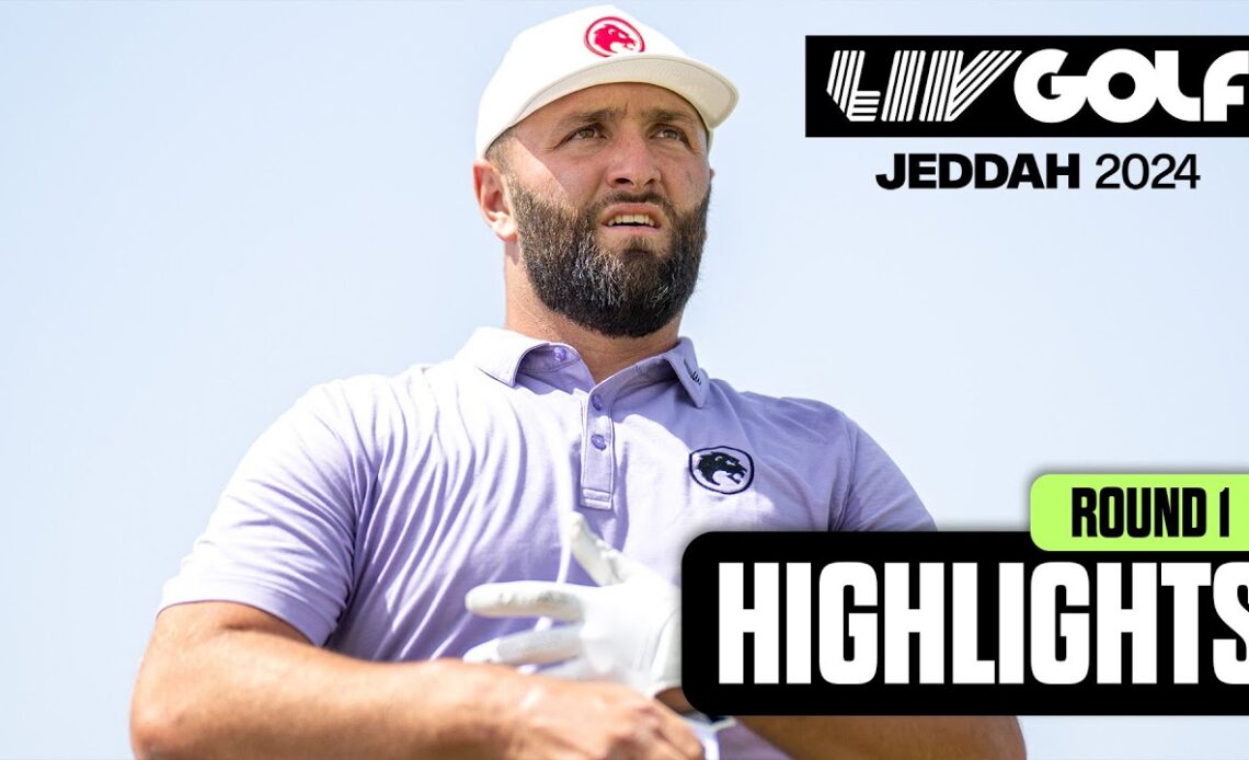 FULL HIGHLIGHTS: Rahm Grabs Share of Lead in Rd. 1 | LIV Golf Jeddah
