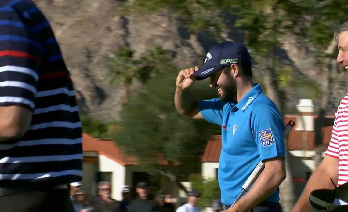Highlights | Adam Hadwin cards a 59 to grab the lead at CareerBuilder