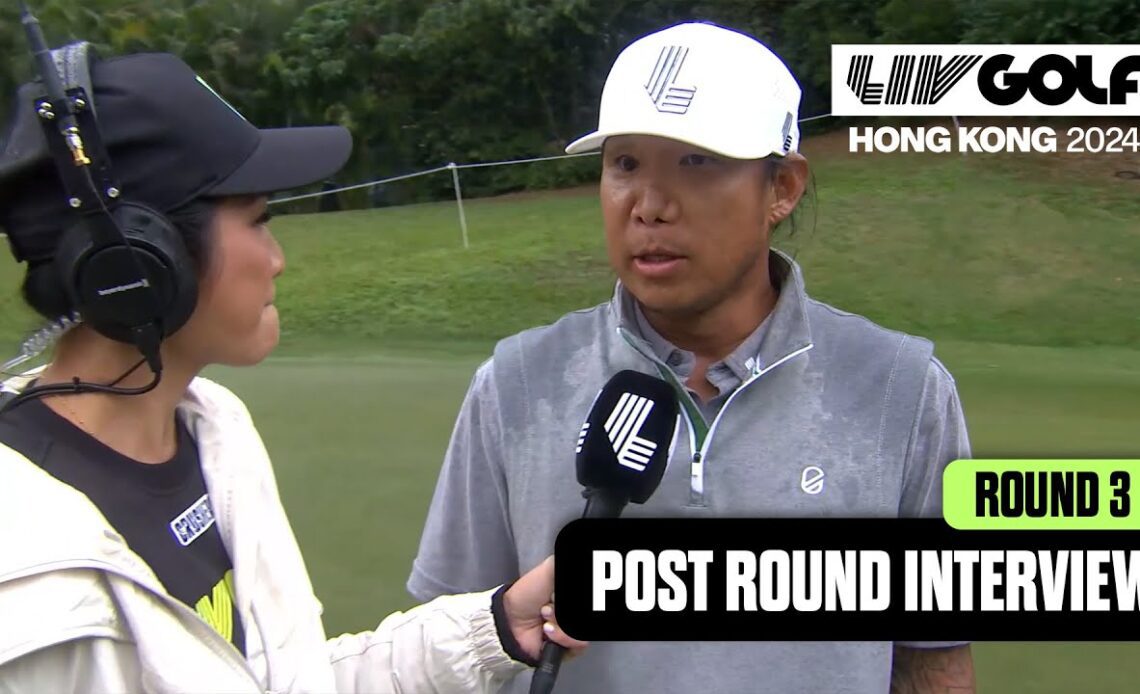 INTERVIEW: Anthony Kim "Grateful For Opportunity" After Carding 65:  | LIV Golf Hong Kong