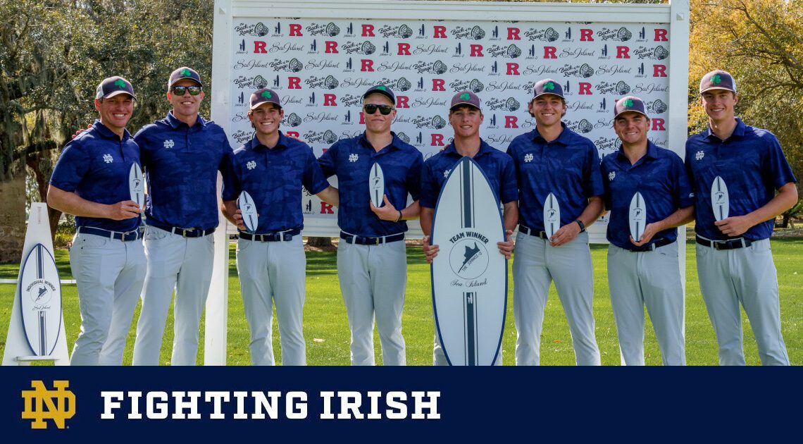 Notre Dame Men’s Golf Wins The Johnnie-O at Sea Island – Notre Dame Fighting Irish – Official Athletics Website