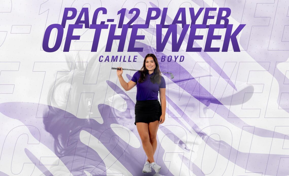 Pac-12 Golf Weekly Awards - March 12, 2024