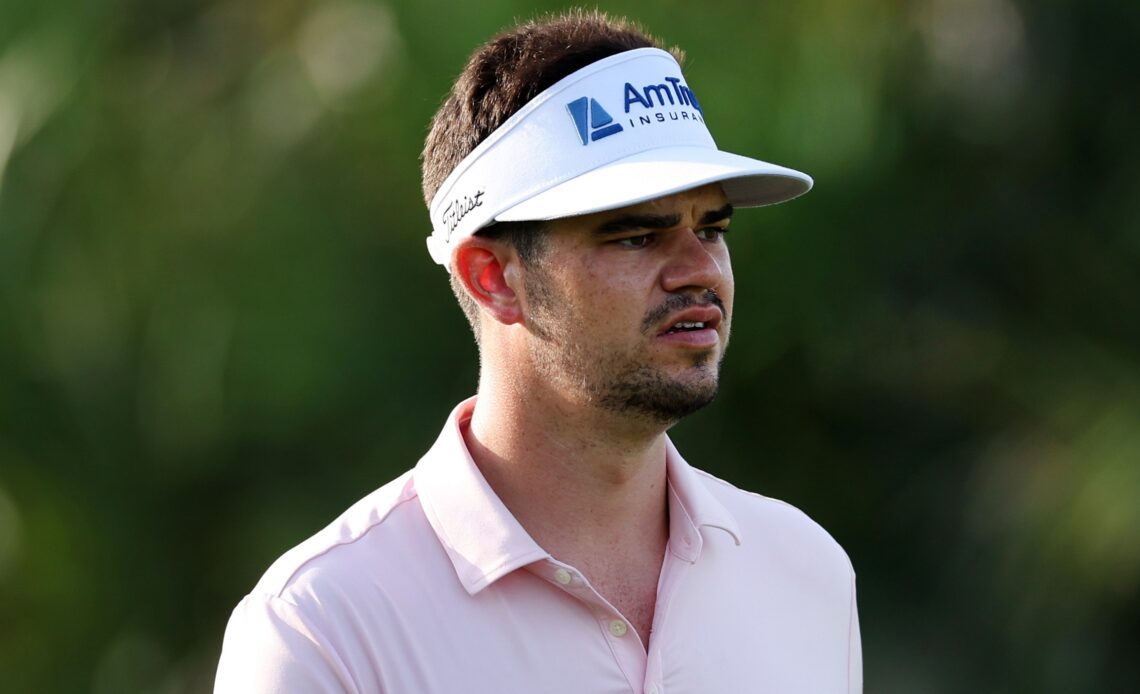 Players Championship 17th hole - Beau Hossler hits 1000th ball into water