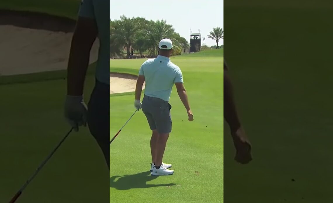Rahm with the sick spin! π #livgolf #shorts
