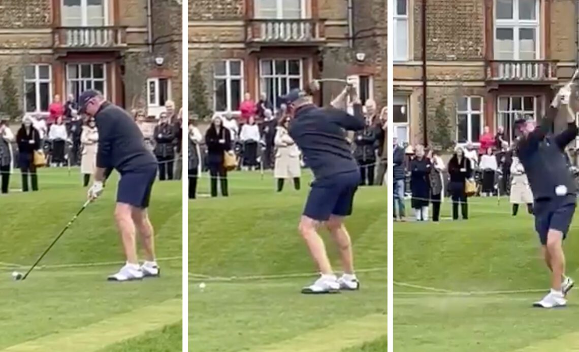 Viral Video Shows Scary Moment Golf Club Captain Hits Crowd With Opening Drive