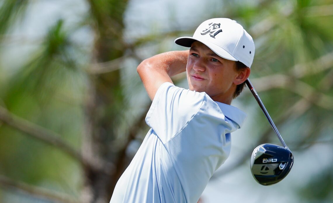 15-Year-Old Miles Russell Becomes Youngest To Make Cut in Korn Ferry Tour History