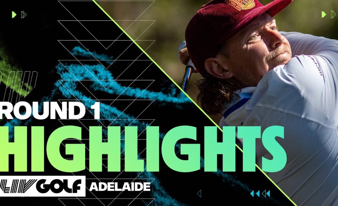 FULL HIGHLIGHTS: LIV Golf Adelaide | Round 1 | 2024