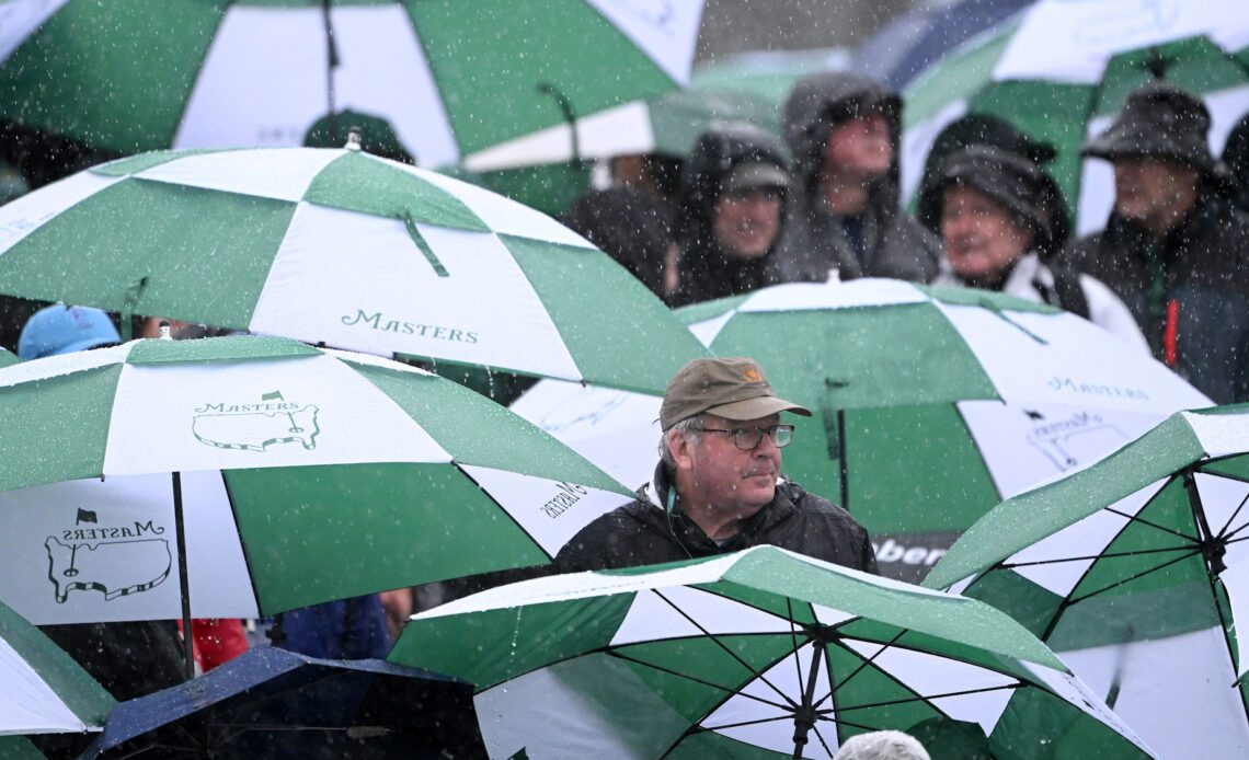 First Round Of The Masters Delayed By Thunderstorms