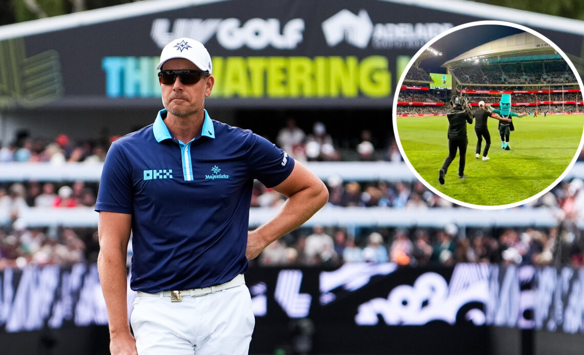 Henrik Stenson Wins Car For A Fan At Adelaide Aussie Rules Match