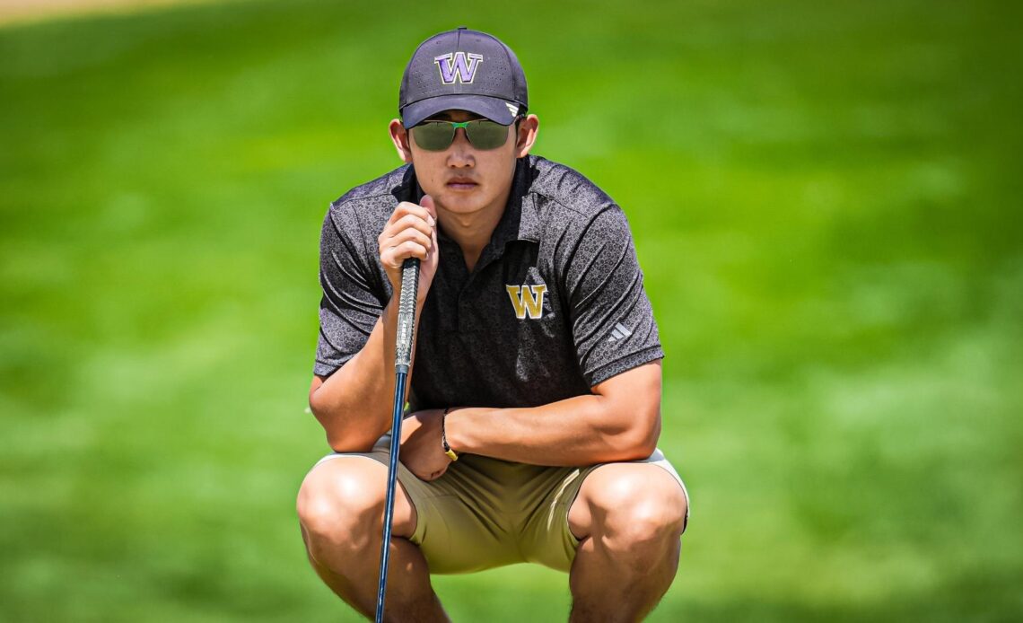 Husky Men’s Golf In Second Heading Into Final Round Of Pac-12 Championships