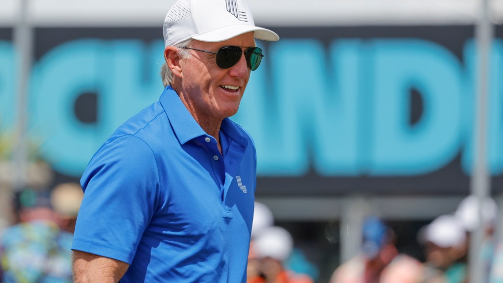 LIV Golf’s Greg Norman shows up at Masters 2024 to support players