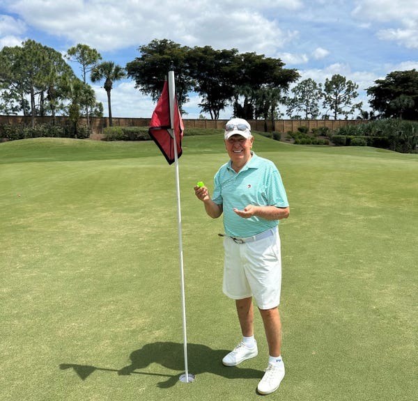 Legally blind golfer in Florida makes ace a day after 85th birthday