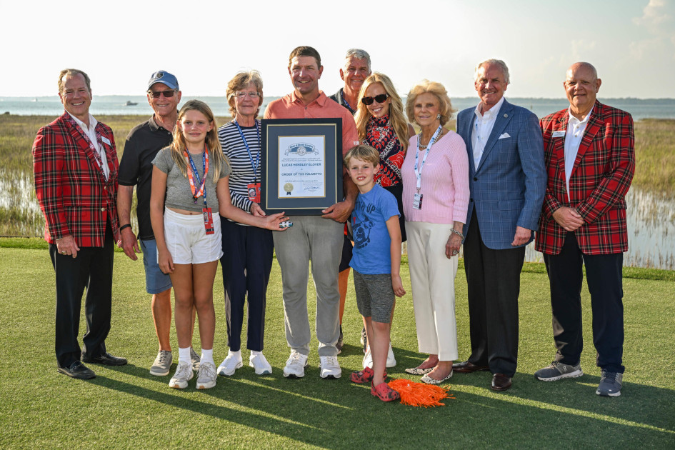 Lucas Glover Presented with the Order of the Palmetto – Clemson Tigers Official Athletics Site