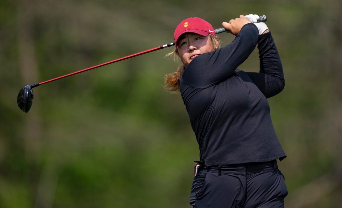 No. 9 USC Women's Golf Leads By Nine-Strokes Heading into the Silverado Showdown's Final Day