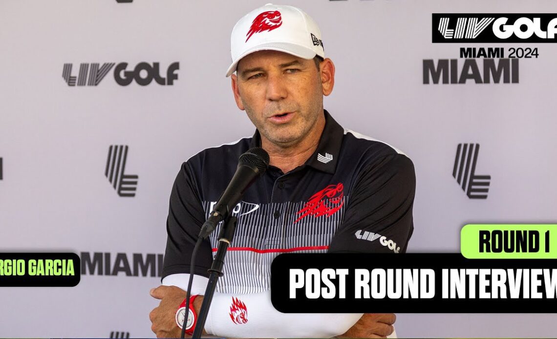 POST-ROUND INTERVIEW: Sergio Goes Back To Putter From '99 | LIV Golf Miami