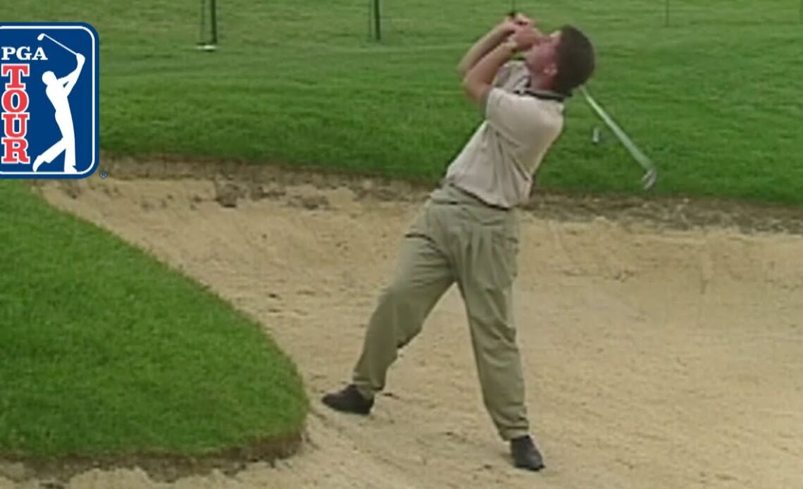 Phil Mickelson's reverse flop shot in 1995