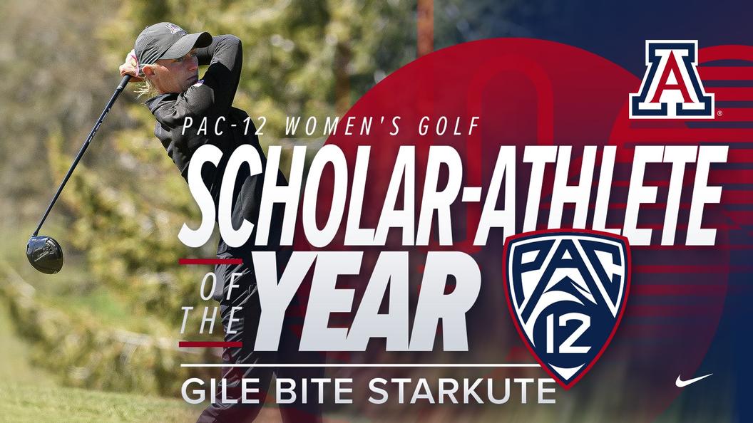 Starkute Named Pac-12 Women's Golf Scholar-Athlete of the Year