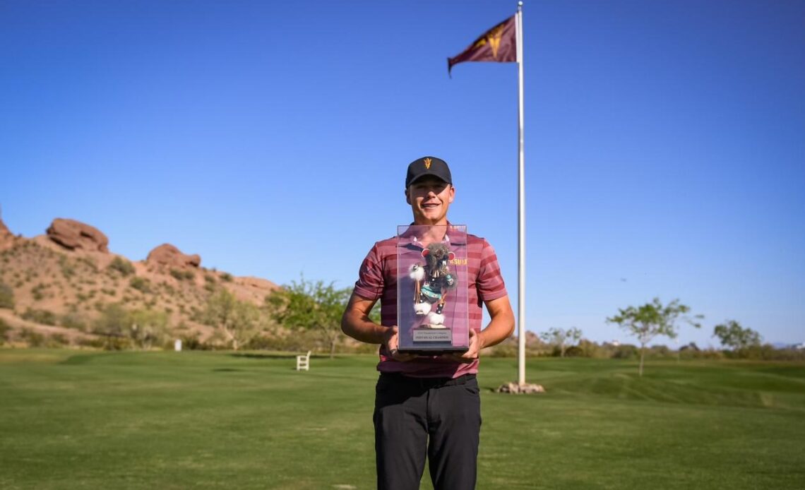 Summerhays Earns Pac-12 Golfer of the Week Honor