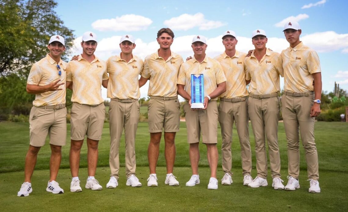 Sun Devil Men's Golf Wins Pac-12 Championship