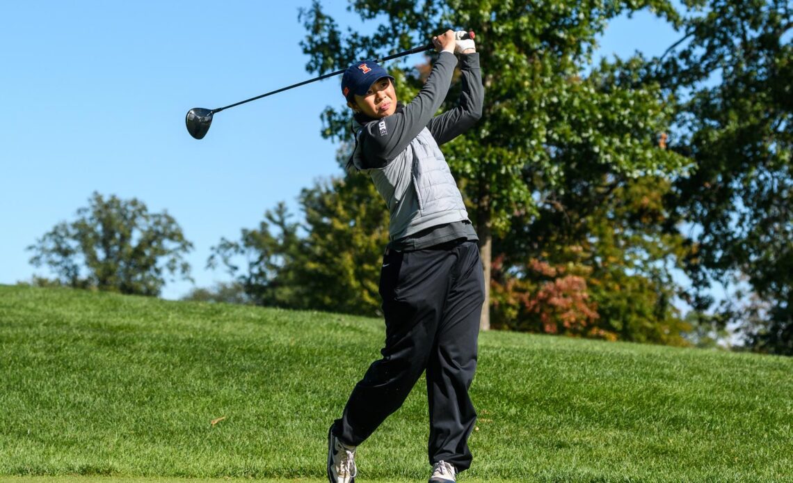 Sy Tied for Fourth after Round One at Big Ten Championships