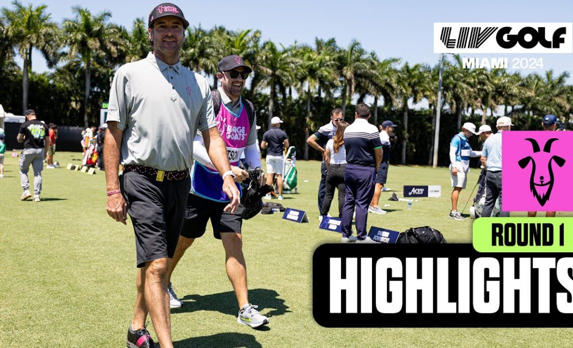 TEAM HIGHLIGHTS: RangeGoats Grab Lead on Day 1 | LIV Golf Miami