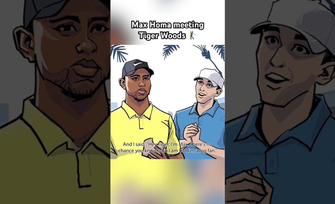 The story of Max Homa meeting Tiger Woods is LEGENDARY ❤️