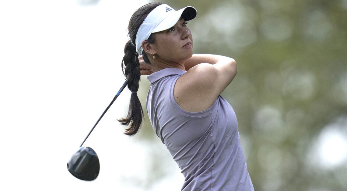 Virginia Athletics | Sambach Tied for Seventh After First Round at Augusta National Women’s Amateur