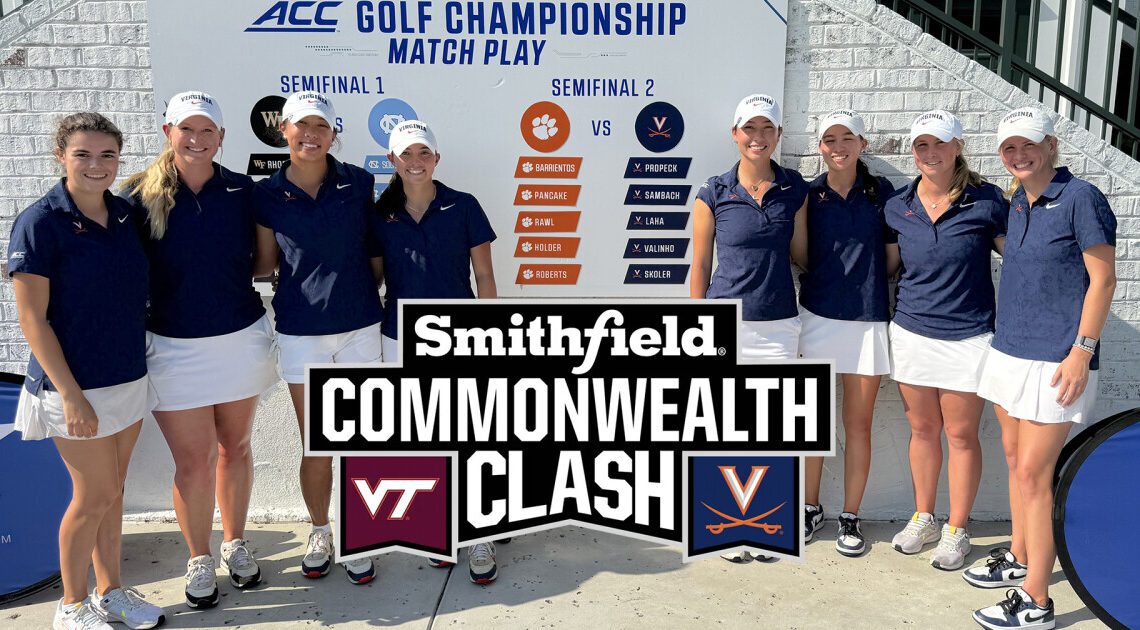Virginia Athletics | UVA Reaches Match Play at ACC Championships, Wins Commonwealth Clash Point
