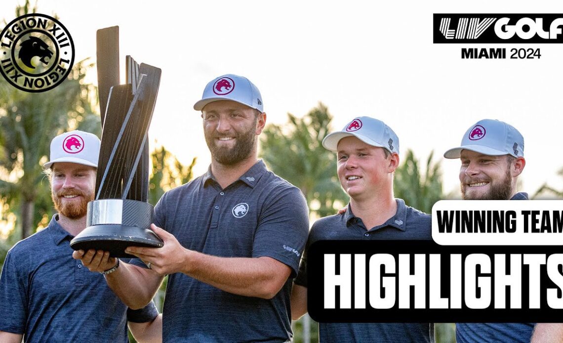 WINNER HIGHLIGHTS: Rahm's Legion XIII Comes Out On Top | LIV Golf Miami