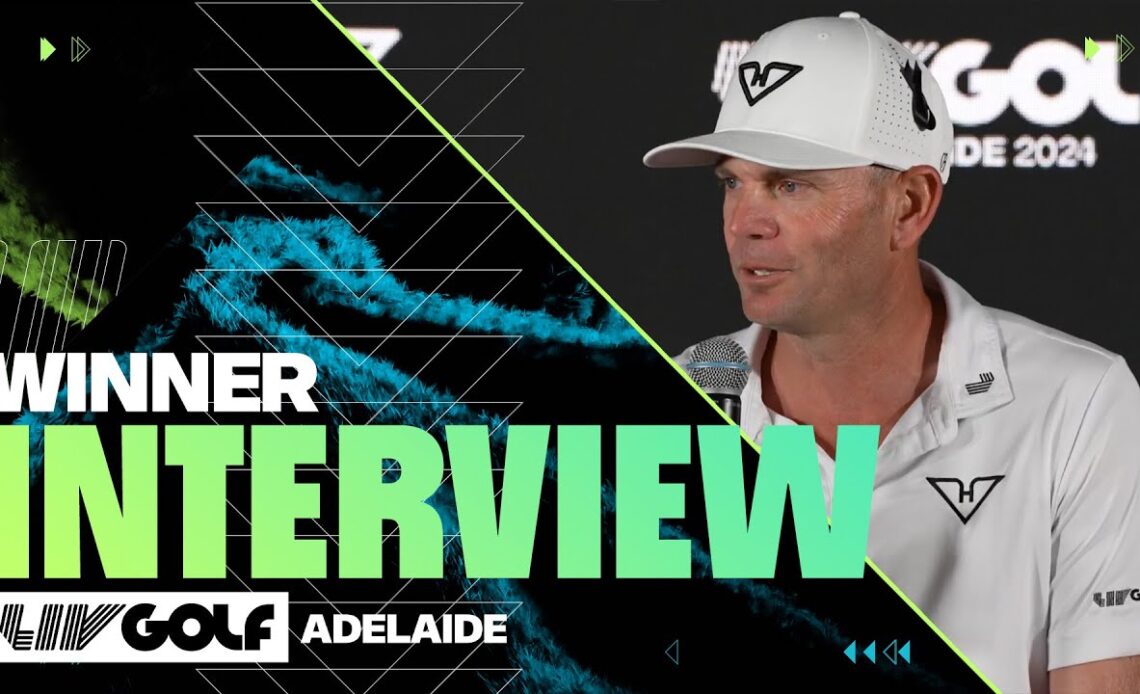 WINNER INTERVIEW: "Surreal" Feeling To Win For Brendan Steele | LIV Golf Adelaide