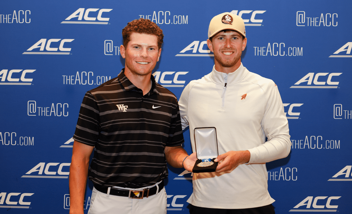 Wake’s Brennan & FSU’s Kjettrup Share Individual Title, UNC Captures No. 1 Seed Following Round 3 of 2024 ACC Men’s Golf Championship