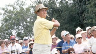 Sam Snead takes a shot