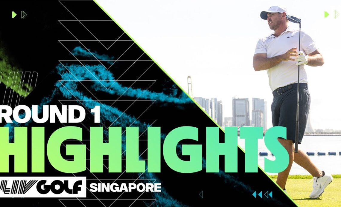 FULL HIGHLIGHTS: LIV Golf Singapore | Round 1 | 2024