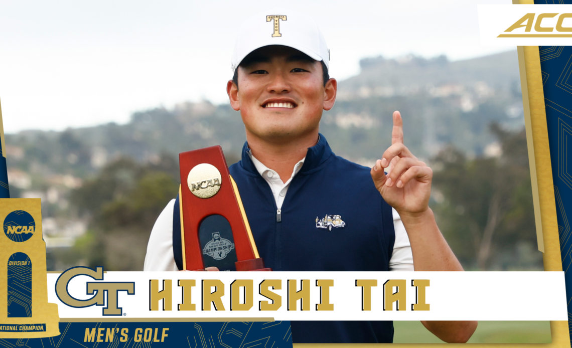Four ACC Teams Advance to NCAA Men's Golf Match Play, Tai Wins Individual Title
