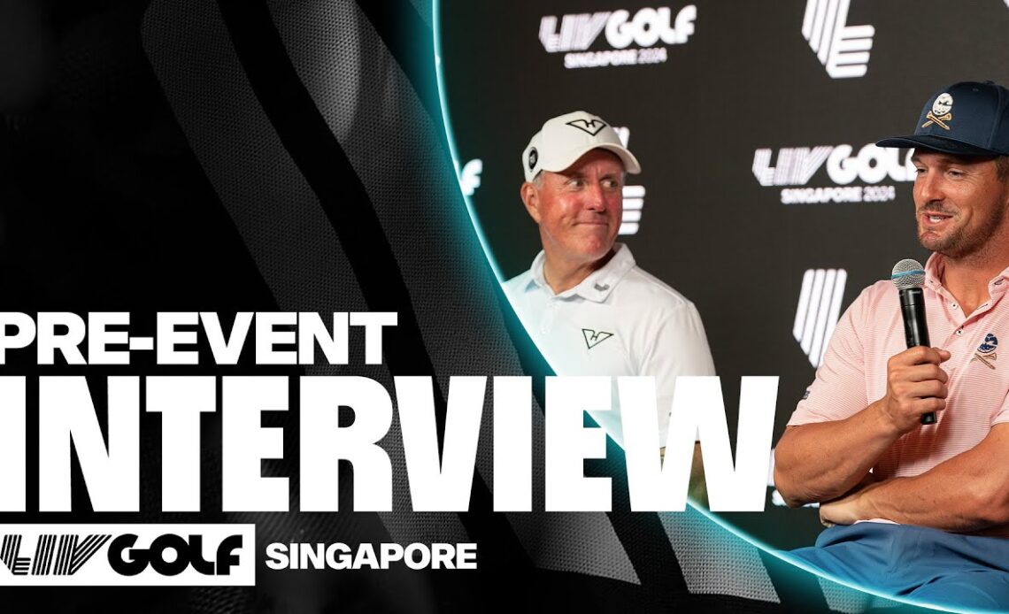 INTERVIEW: Phil & Bryson "Awesome To Inspire" Golf's Growth | LIV Golf Singapore
